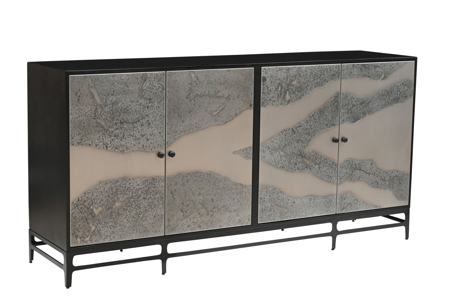 Caspar - Iron Sideboard - Black