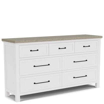 Cora - Seven Drawer Dresser - White