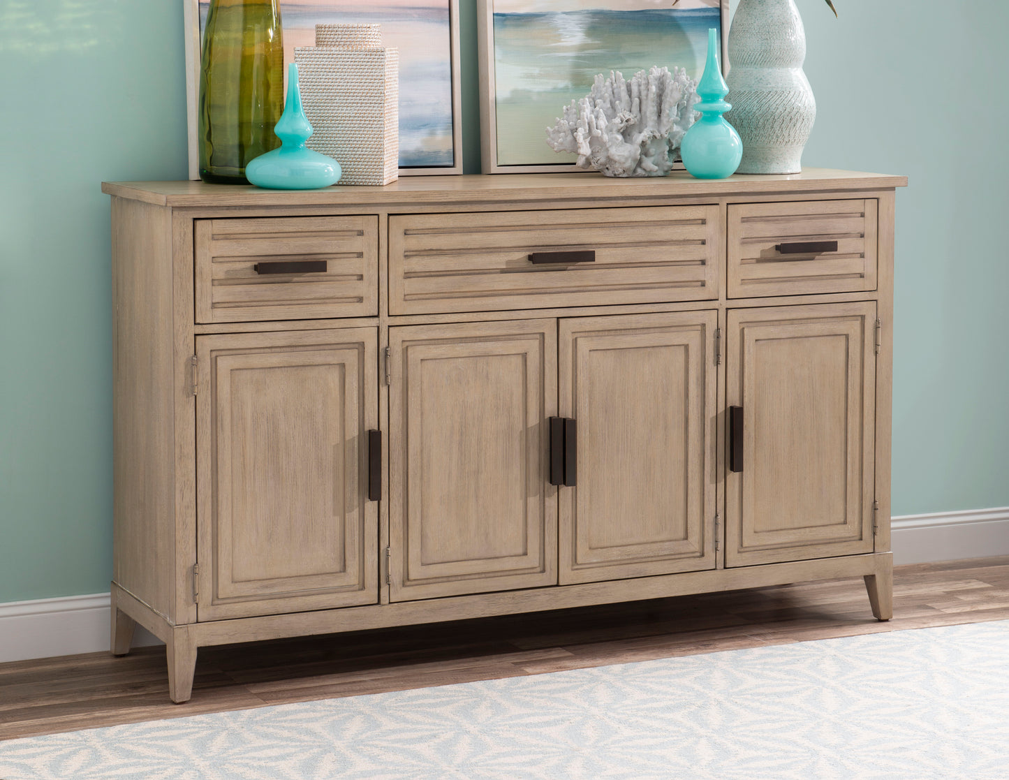 Edgewater Soft Sand - Credenza - Light Brown