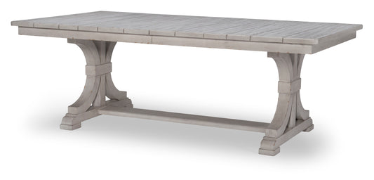 Belhaven - Complete Trestle Table - Pearl Silver