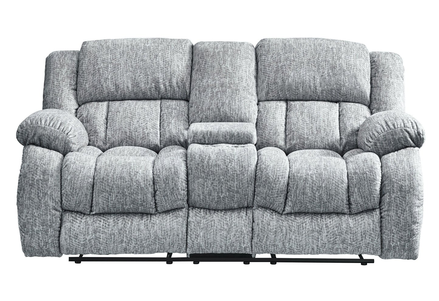 U250 - Reclining Sofa / Console Reclining Loveseat - Gray