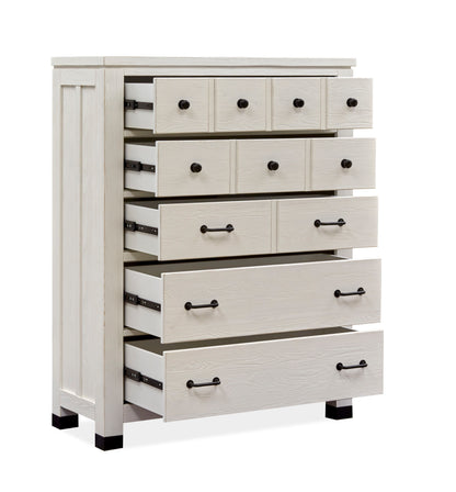 Harper Springs - Drawer Chest - Silo White