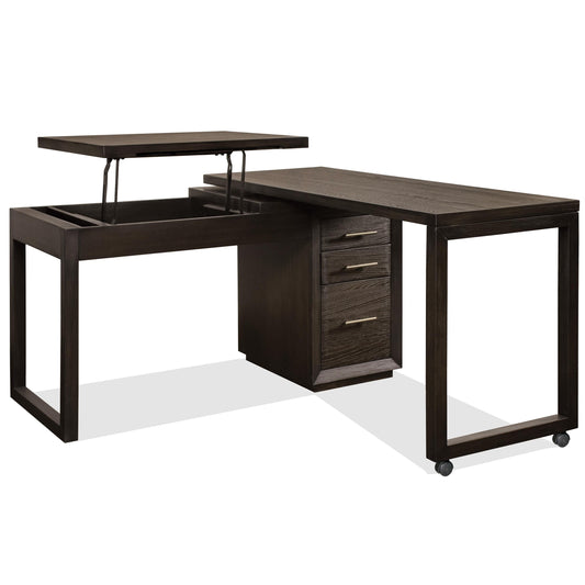 Prelude - Swivel Lift Top L-Desk