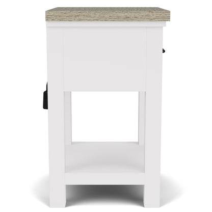 Cora - One Drawer Nightstand - White