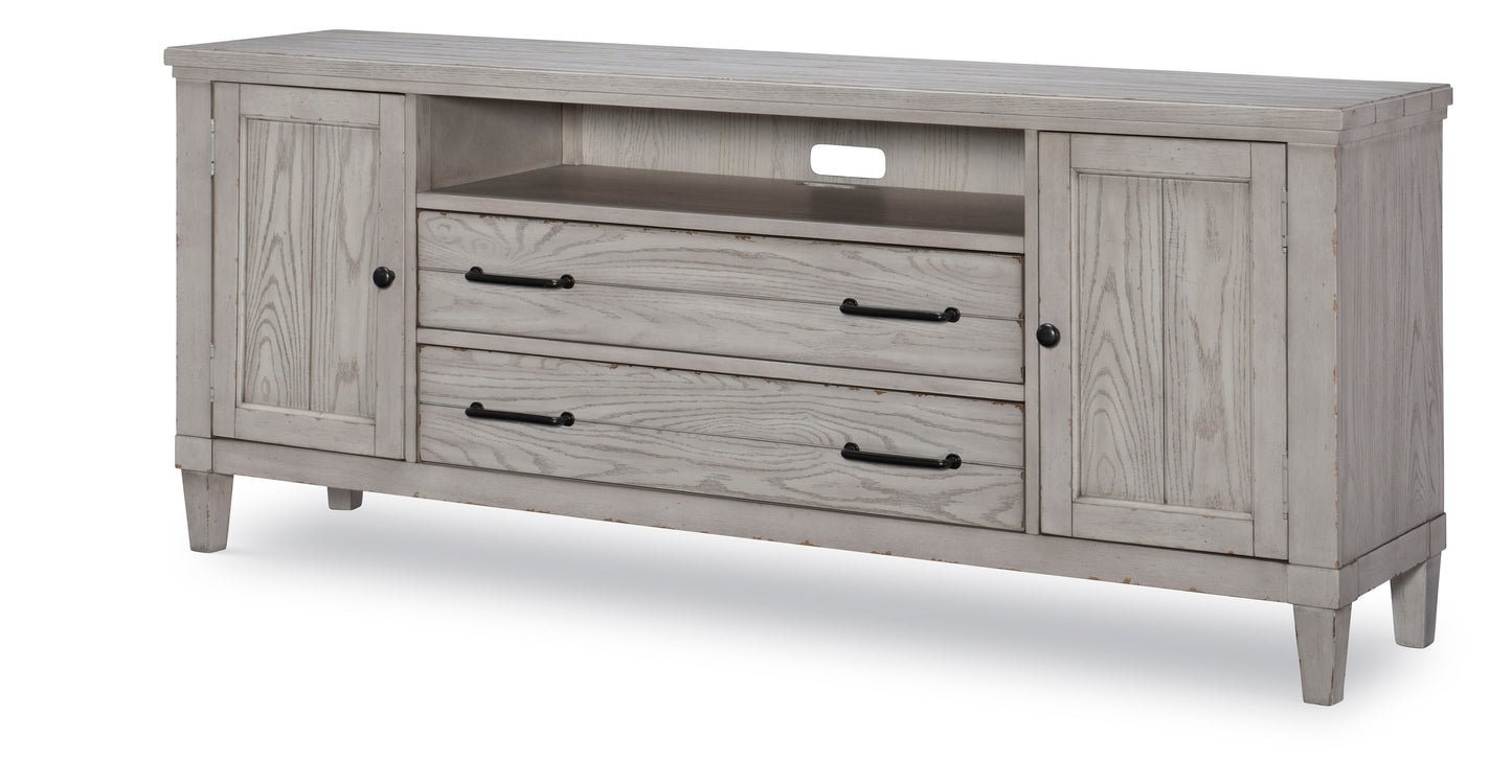 Belhaven - Entertainment Console - Pearl Silver