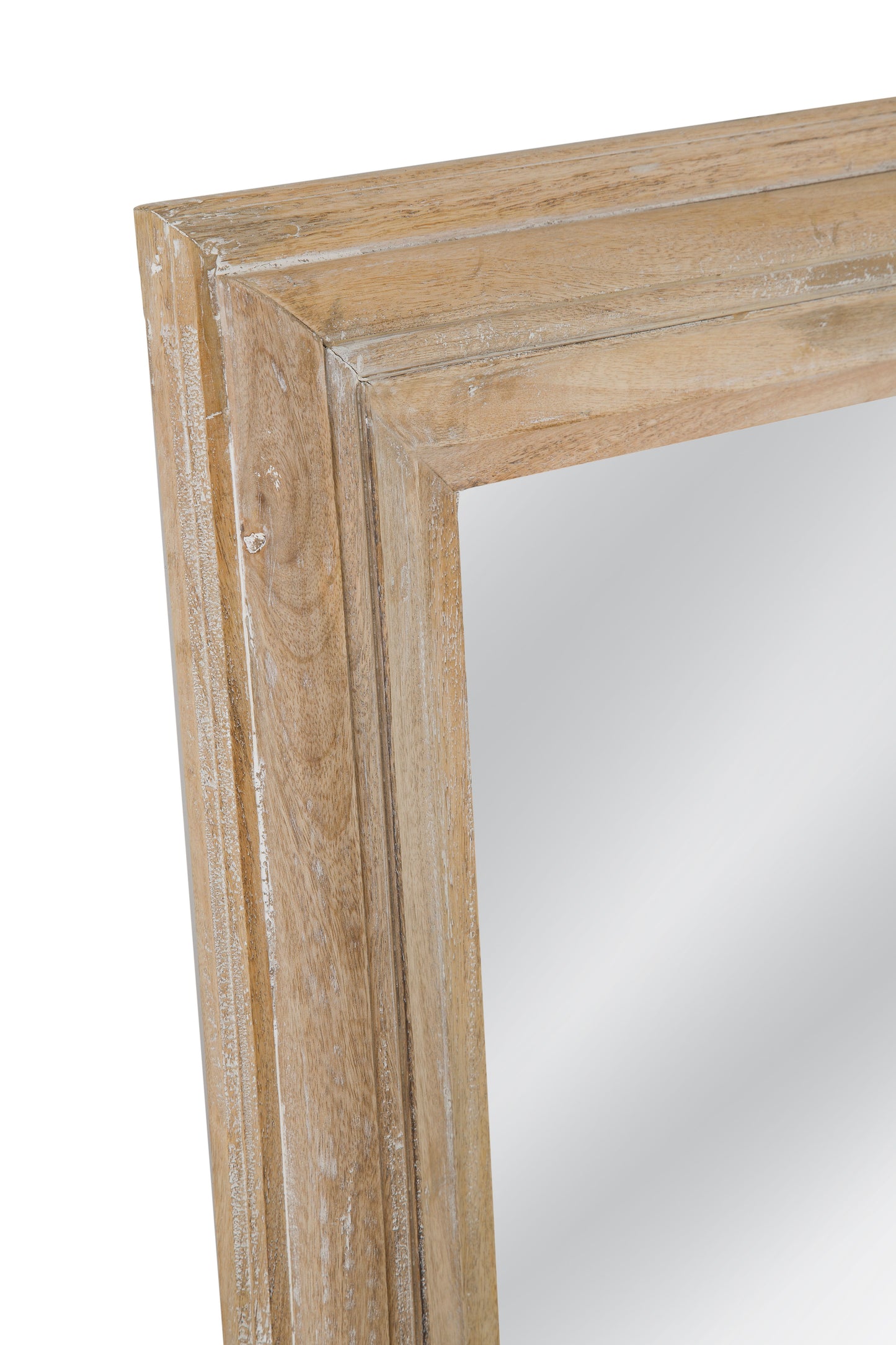 Rustic Wall Mirror - Light Brown