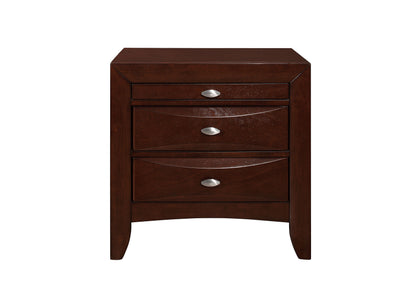 Linda - New Nightstand - New Merlot