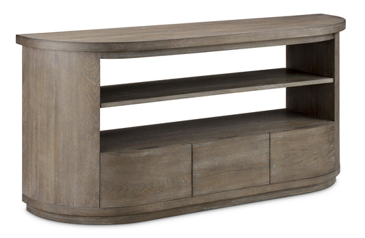 Bosley - Demilune Sofa Table - Porpoise