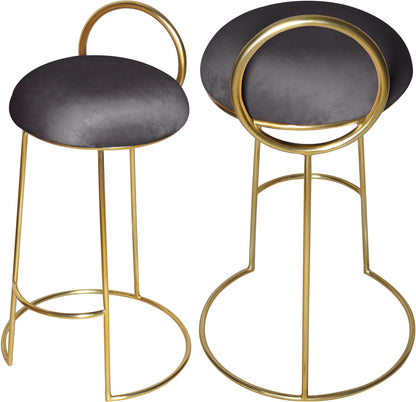 Ring - Counter Stool with Gold Legs