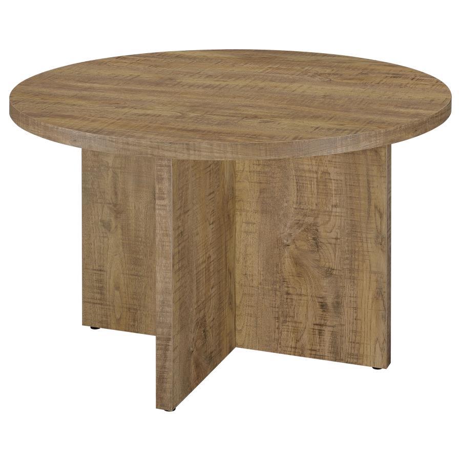 Jamestown - Round Composite Wood Dining Table - Mango