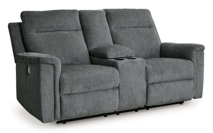 Barnsana - Dbl Power Reclining Loveseat With Console