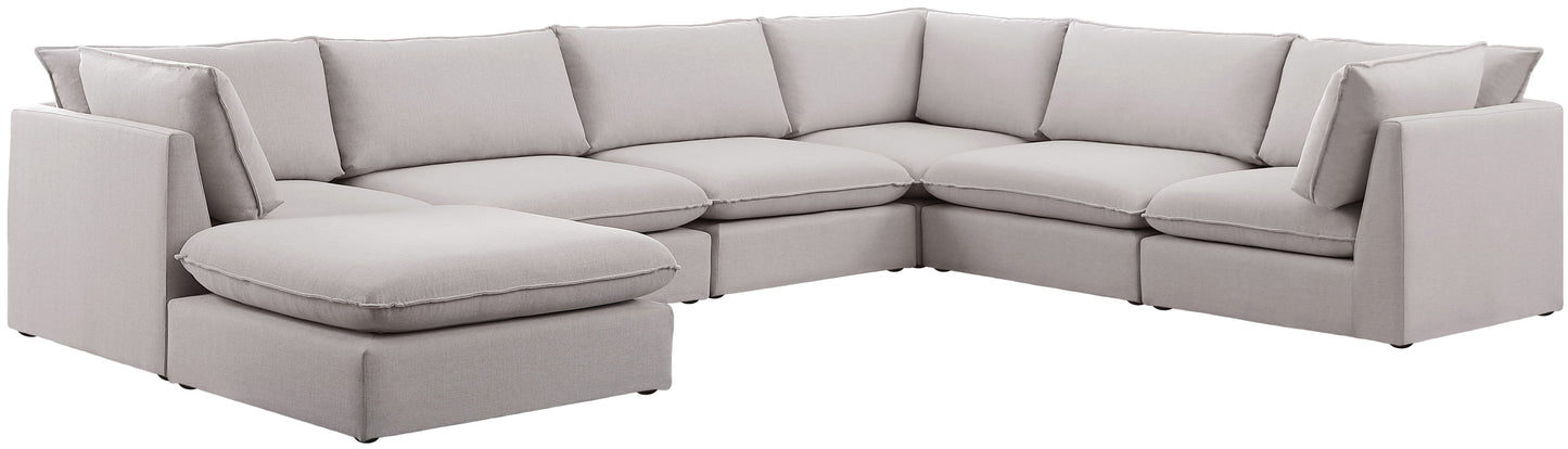 Mackenzie - Modular Sectional 7 Piece - Beige