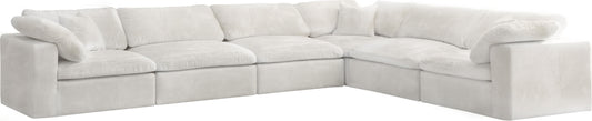 Cozy - Modular Sectional Cloud 6 Piece - Beige