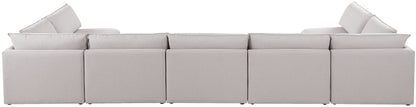 Mackenzie - Modular Sectional 7 Piece - Beige - Fabric