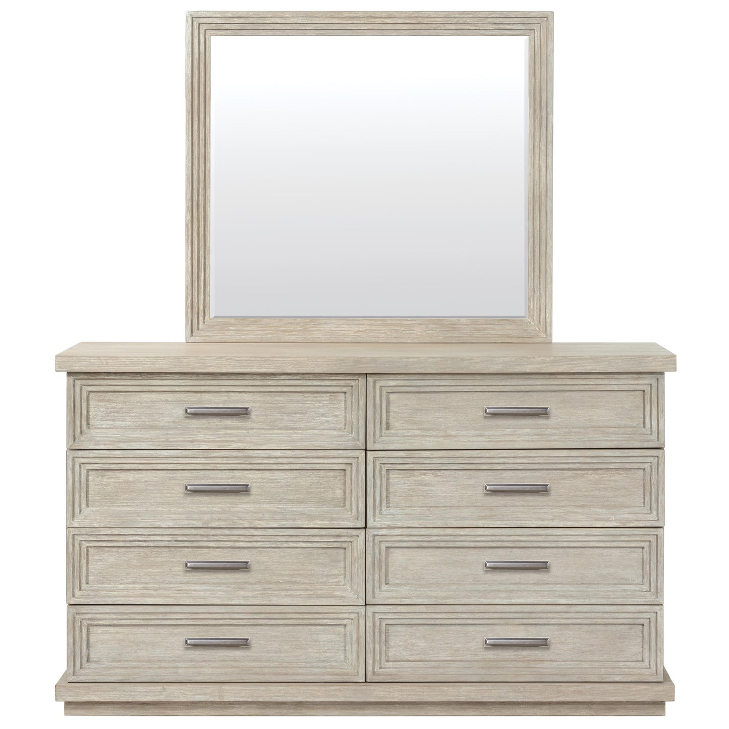 Cascade - Eight Drawer Dresser - Gray