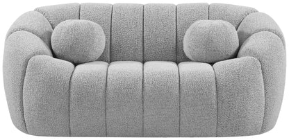 Elijah - Boucle Fabric Loveseat