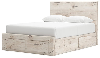 Lawroy - Panel Bed With Storage