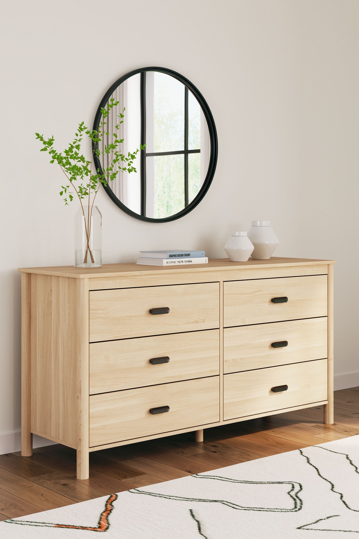 Cabinella - Tan - Six Drawer Dresser