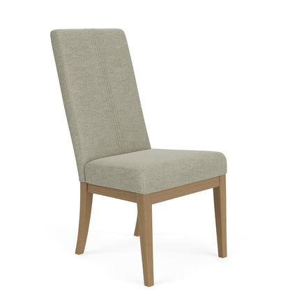 Davie - Upholstered Side Chair (Set of 2) - Light Brown