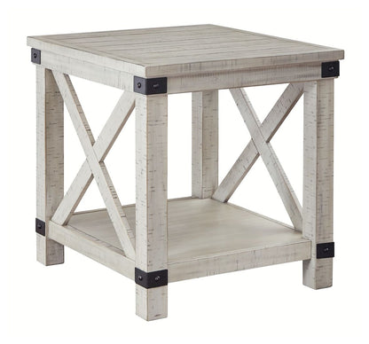 Carynhurst - Whitewash - Rectangular End Table