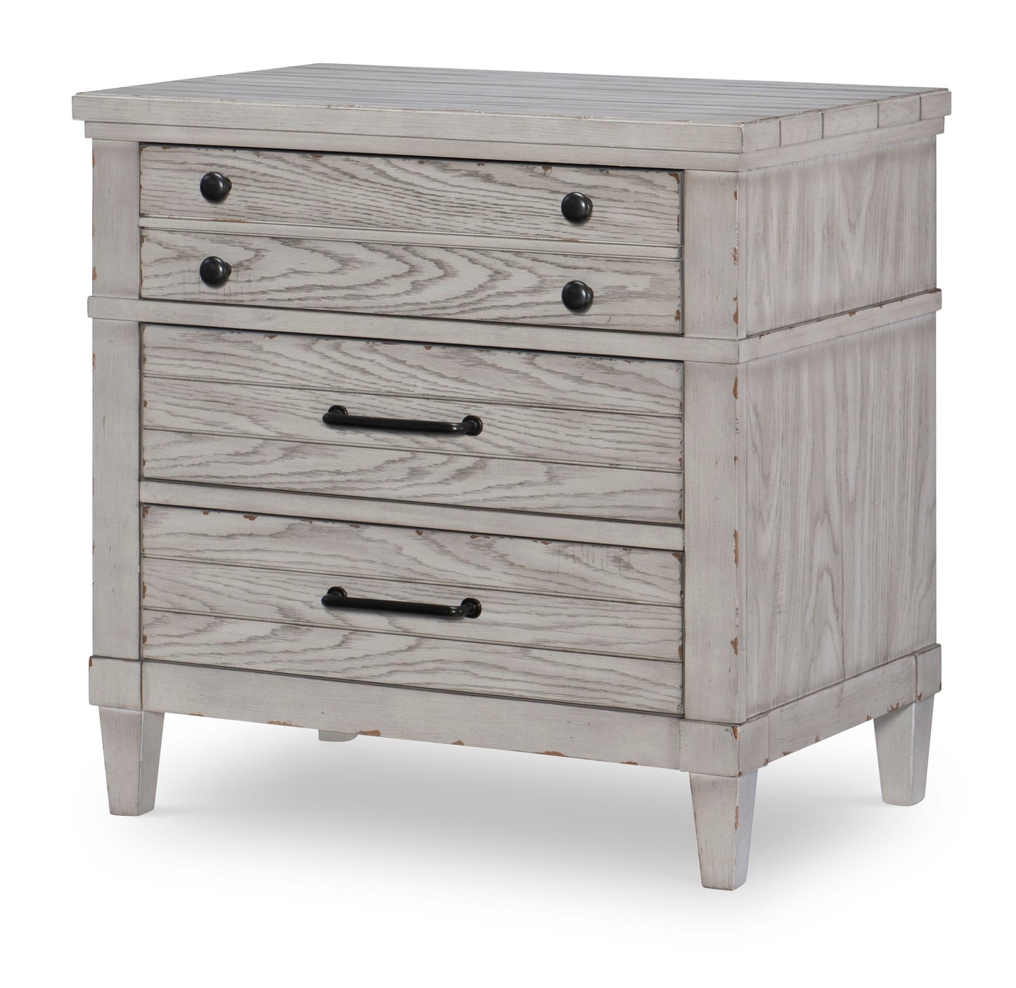 Belhaven - Nightstand - Pearl Silver