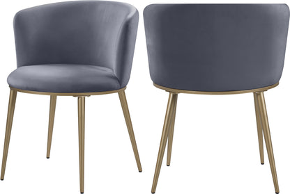 Skylar - Dining Chair with Gold Legs (Set of 2)