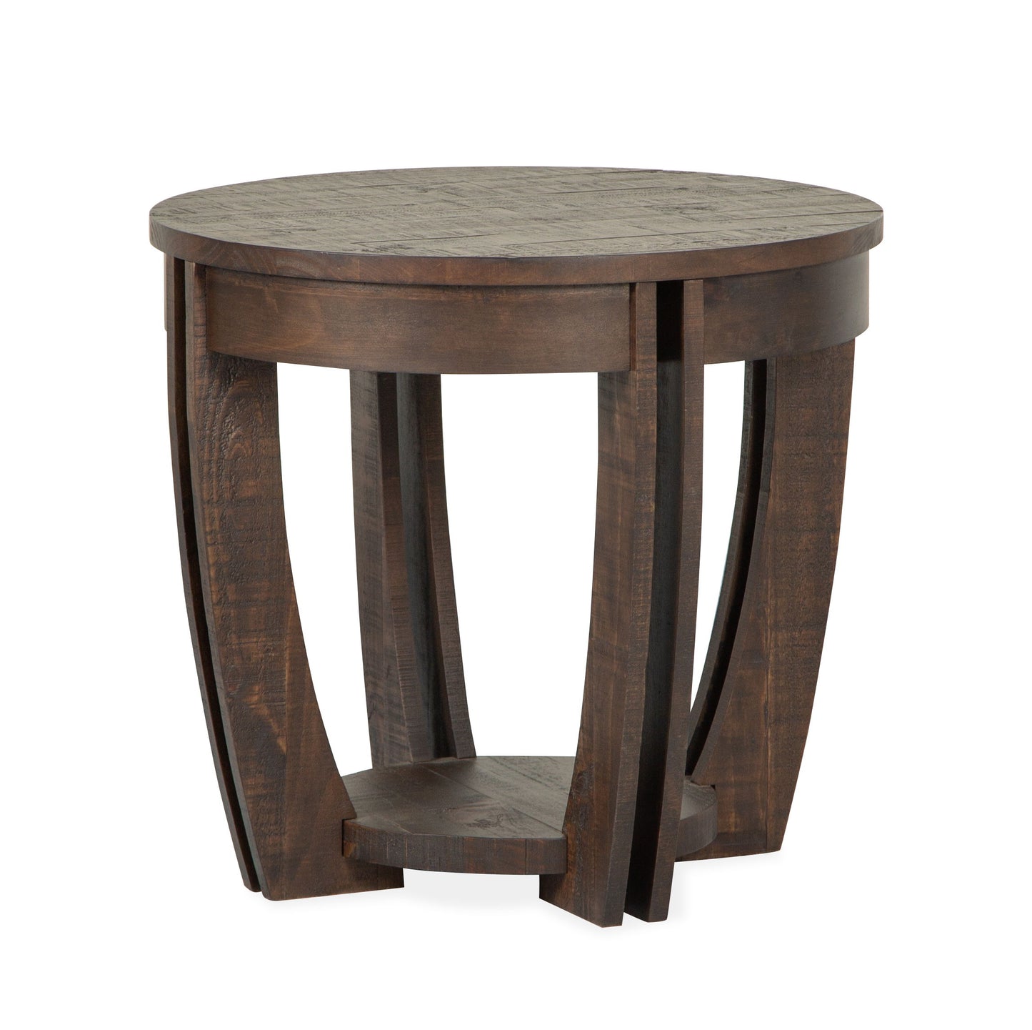 Lyndale - Round End Table - Nutmeg