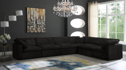 Cozy - Modular Sectional Cloud - Black - Modern & Contemporary