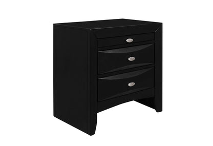 Linda - Nightstand - Black