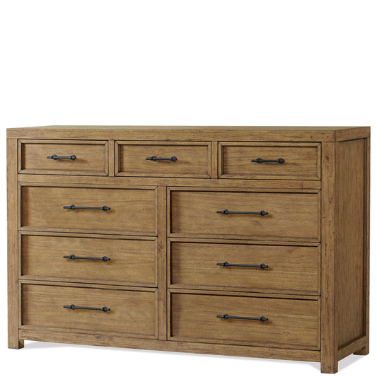 Bozeman - Nine Drawer Dresser - Light Brown