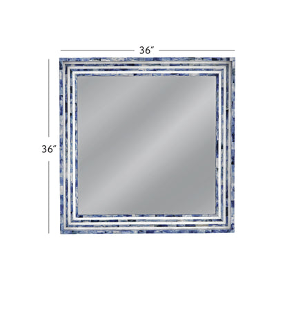 Mabrey - Wall Mirror - Blue