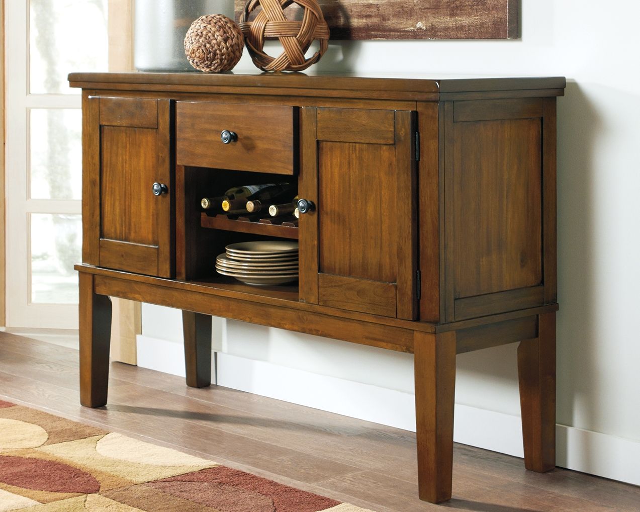 Ralene - Medium Brown - Dining Room Server