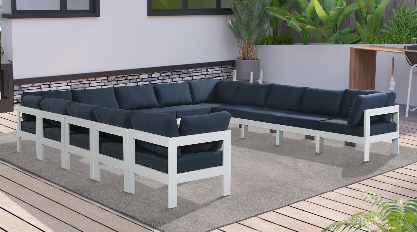 Nizuc - Outdoor Patio Modular Sectional 13 Piece - Navy