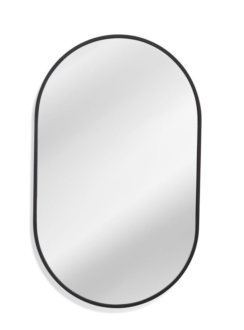 Oval - Wall Mirror - Black