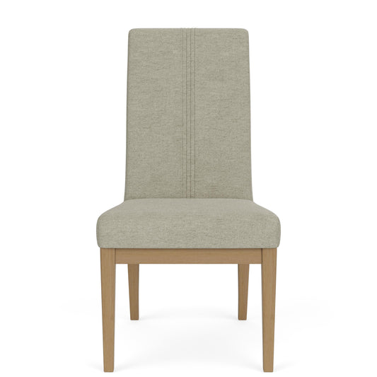 Davie - Upholstered Side Chair (Set of 2) - Light Brown