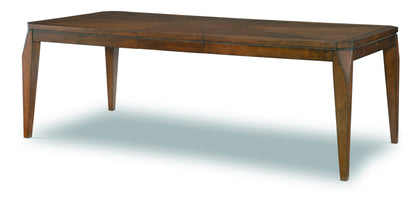 Highland - Rect. Leg Table - Dark Brown