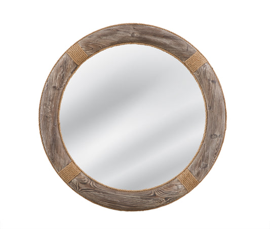 Frederick - Wall Mirror - Dark Brown