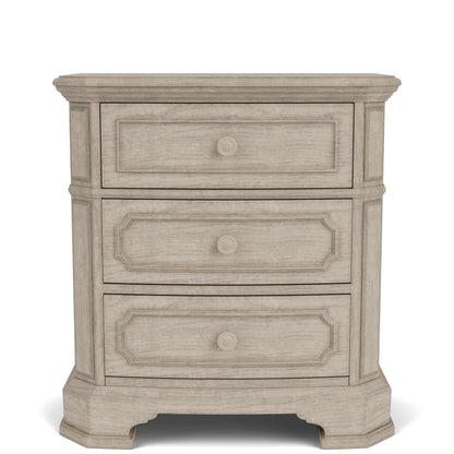 Kensington - Three Drawer Nightstand - Beige