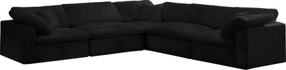 Cozy - Modular Sectional Cloud - Black - Fabric