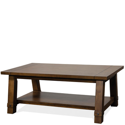 Windridge - Angle-Leg Cocktail Table - Sagamore Burnished Ash