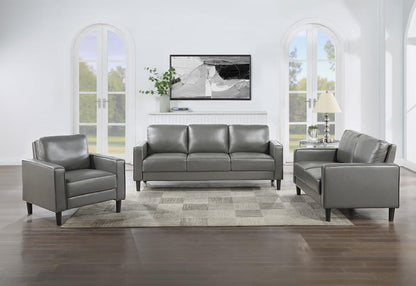 Ruth - Upholstered Track Arm Sofa Set