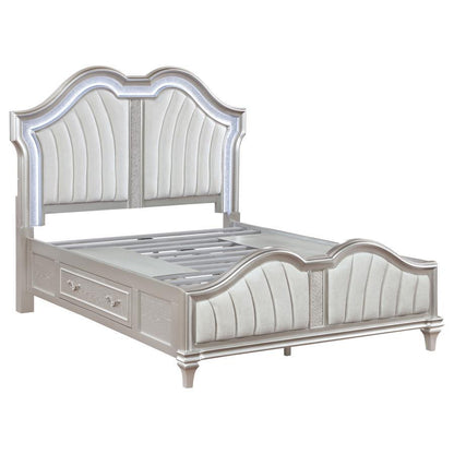 Evangeline - LED Storage Panel Bed