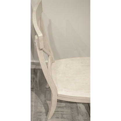 Aberdeen - X-Back Side Chair (Set of 2) - Weathered Worn White