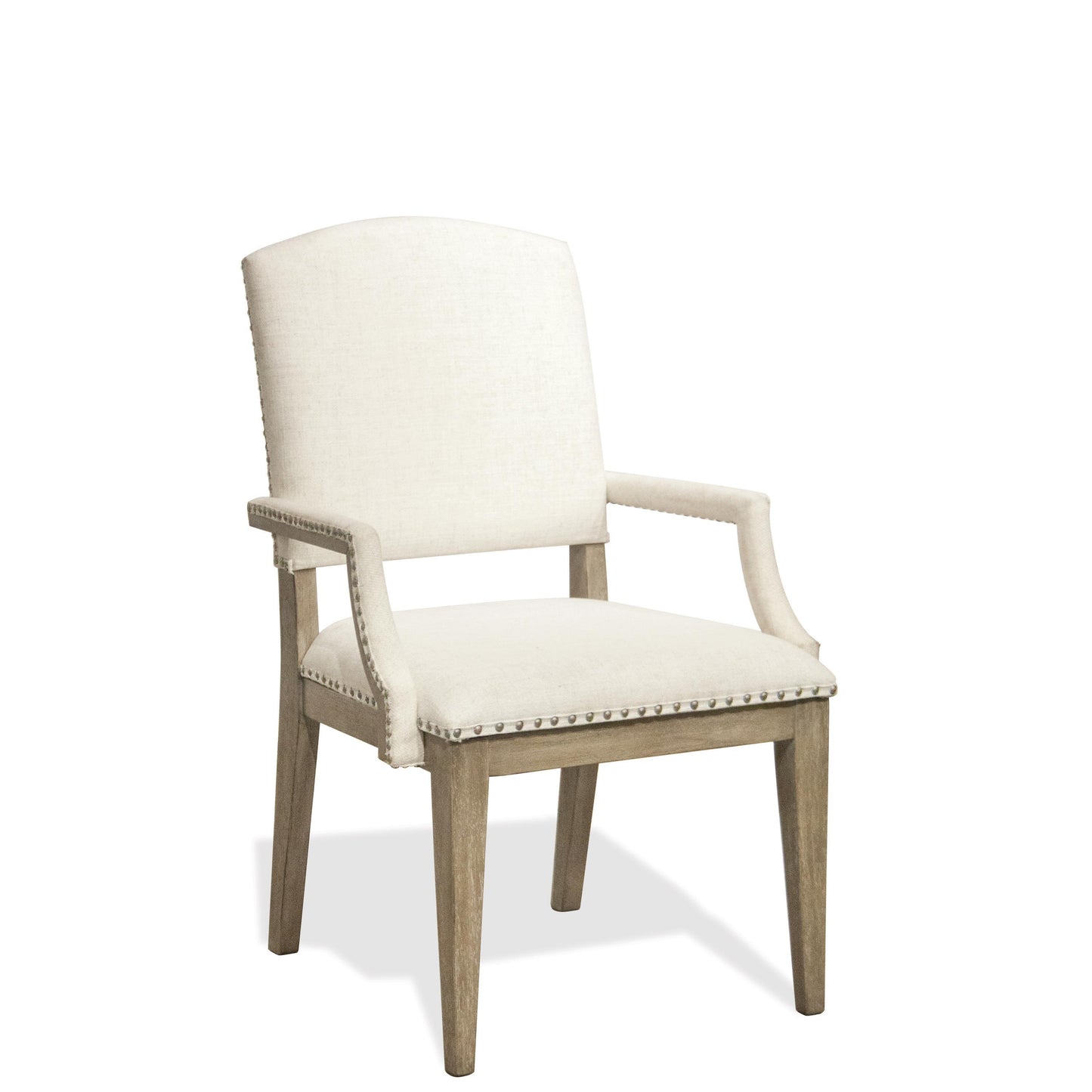 Myra - Upholstered Arm Dining Chair (Set of 2) - Natural