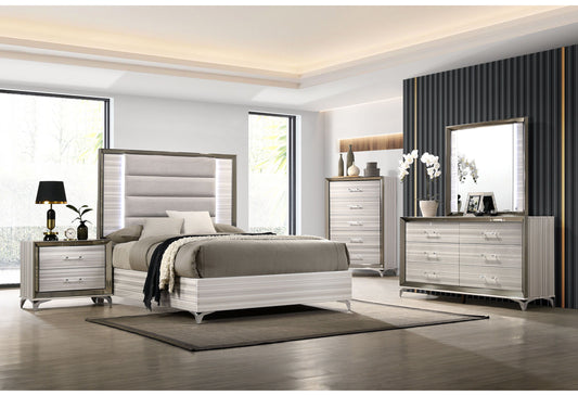 Zambrano - 5 Piece Queen Bedroom Set - White