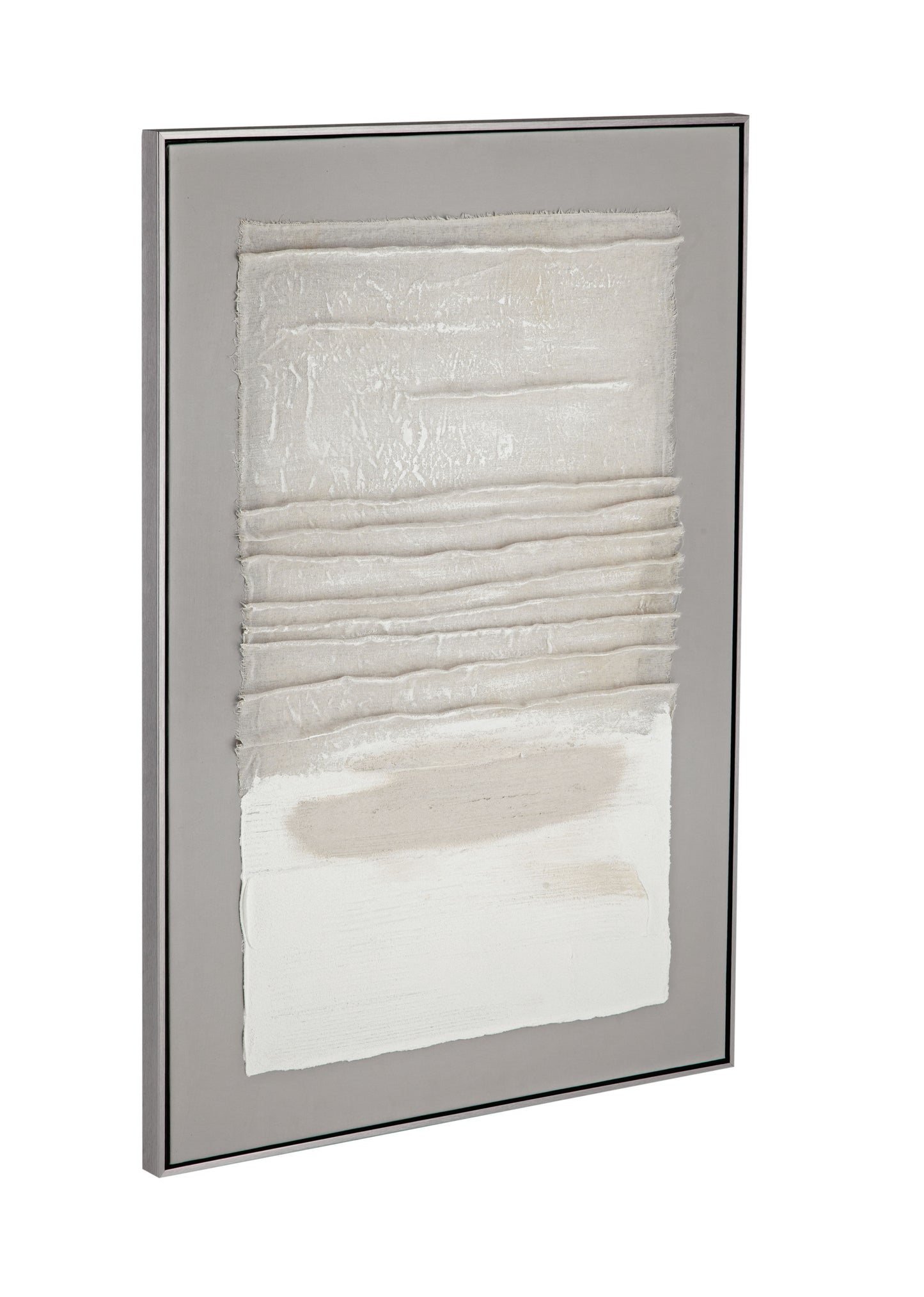 Zole - II Framed Canvas - Gray