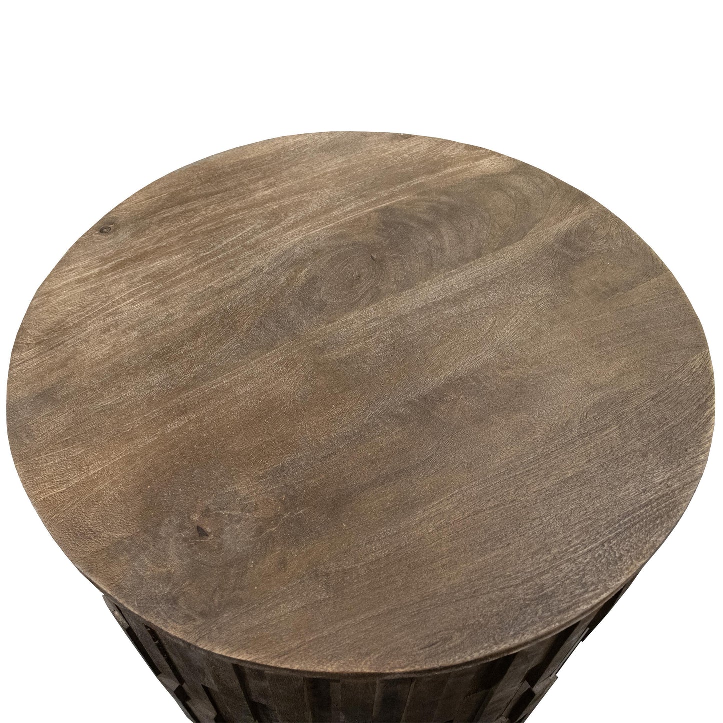 Viewpoint - Round Side Table - Dark Brown