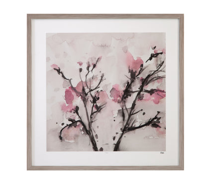 The Blossoms - II Framed Print - Pink