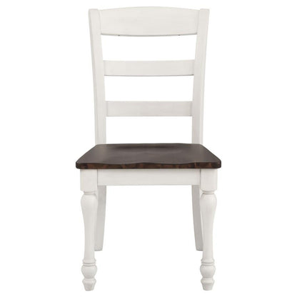 Madelyn - Wood Dining Side Chair (Set of 2) - Coastal White