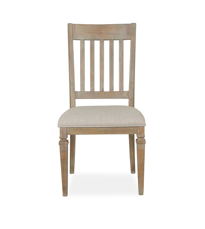 Lancaster - Dining Side Chair With Upholstered Seat (Set of 2) - Dovetail Grey